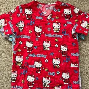 Hello Kitty scrub top